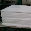 tablero de material PTFE cuadrado blanco